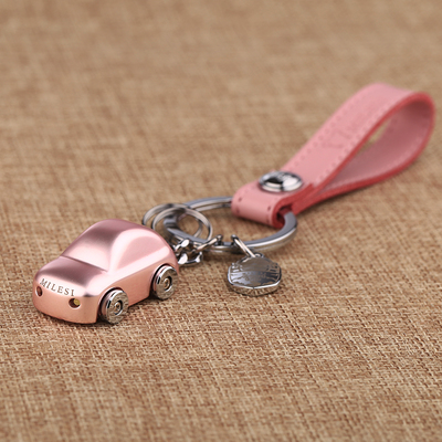 米勒斯小汽车男女钥匙扣创意礼品韩版情侣钥匙链挂件可爱圈国定制 - 360购物